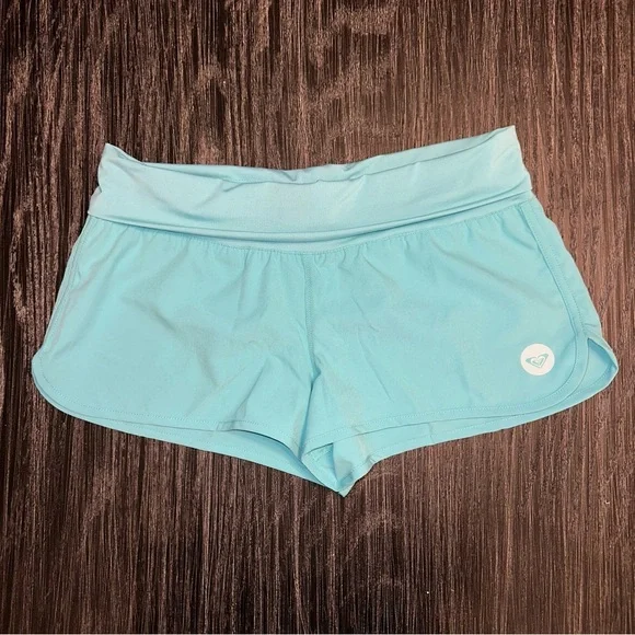 Roxy Endless Summer Foldover Board Shorts in Aqua, Size Large - Picture 14 of 15